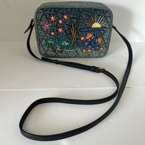 Sold-Saint Laurent Mid Denim Lou Bag